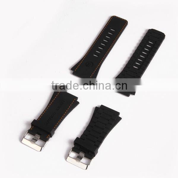 custom rubber strap for watch,24mm silicone watch strap