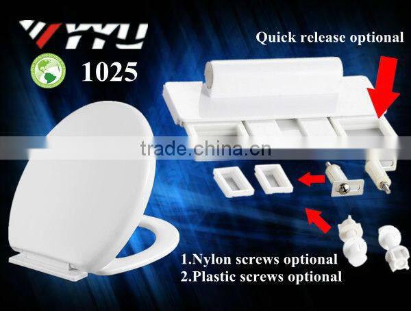 1025 soft close sanitary ware wc plastic toilet seat hinges
