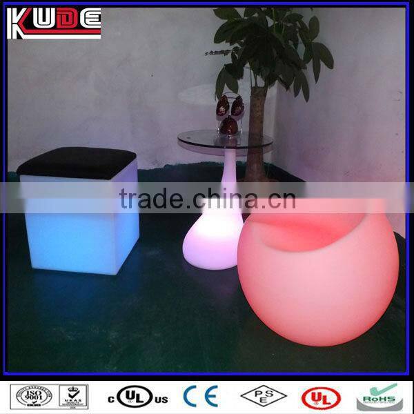 LED Luminous Bar Furniture Notch Cube LED Bar Stool