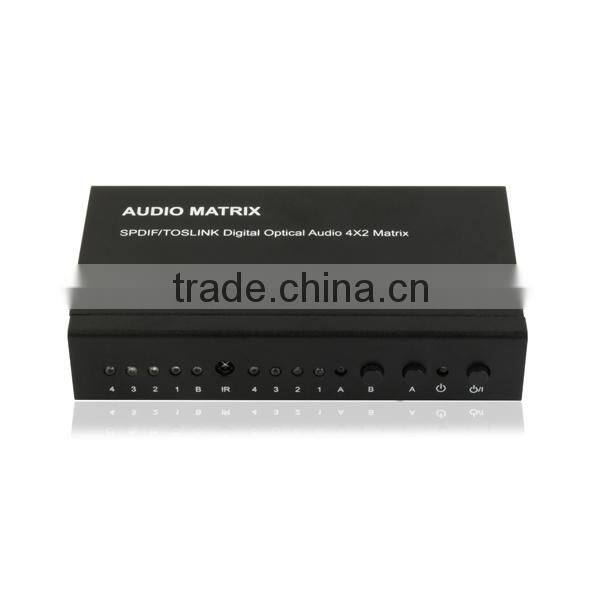 4 in 2 out audio matrix by Shenzhen manufacturer