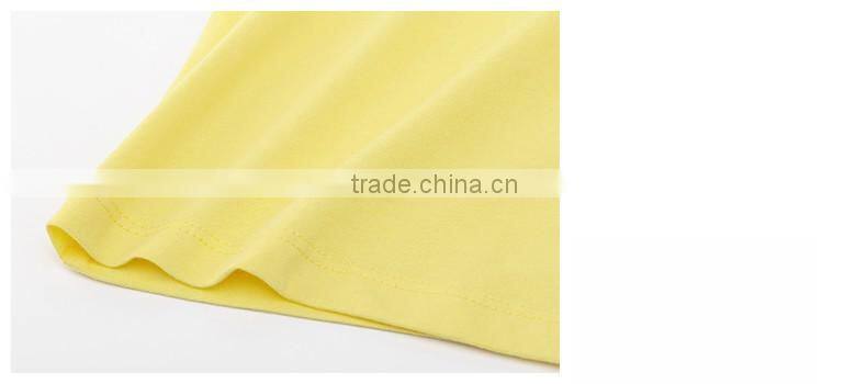 Custom Logo T Shirt Cotton kind of Knit Fabric T-Shirt Custom Print 2016