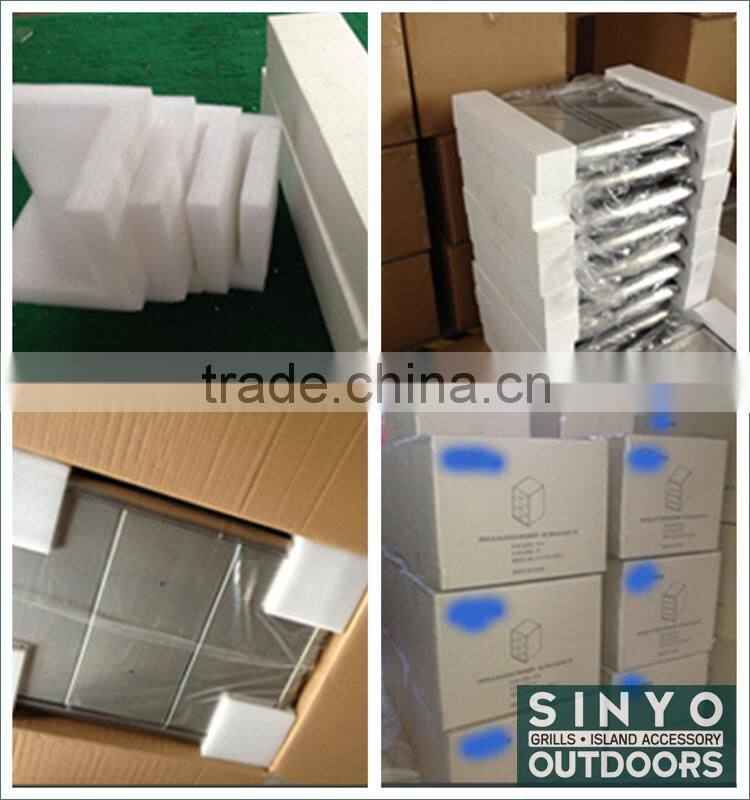 High Quality Stainless Outdoor Grill Island Single Door Horizontal