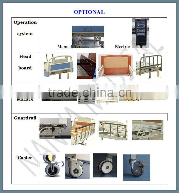 CE Approved NFBD01 Electric hospital beds with central locking system
