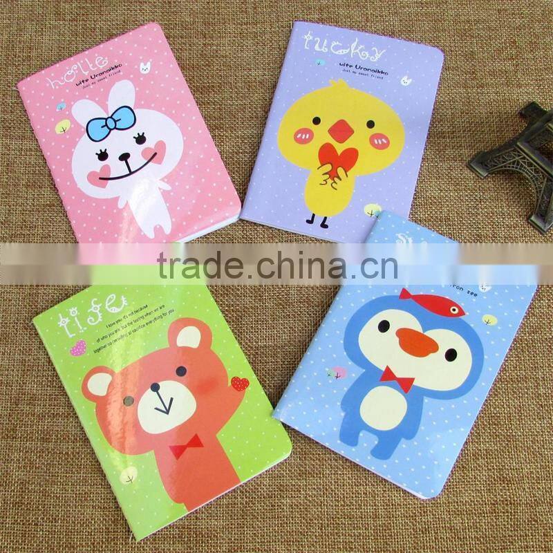 notebook with kawaii pattern,cartoon notepad