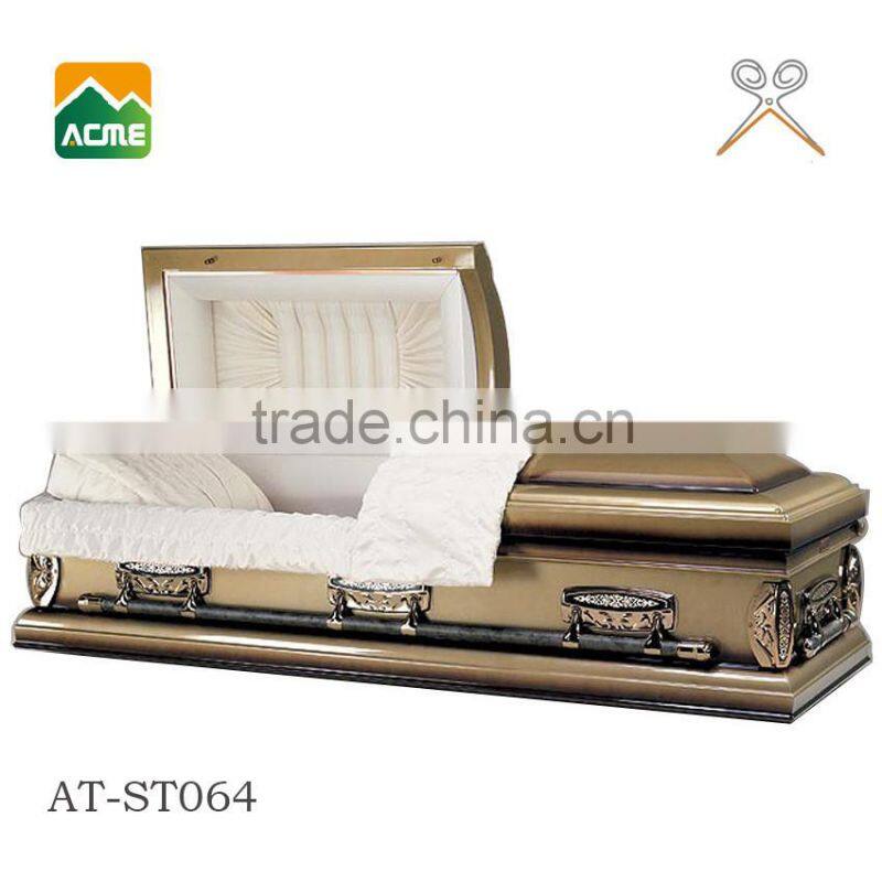 trade assurance supplier reasonable price metal american casket