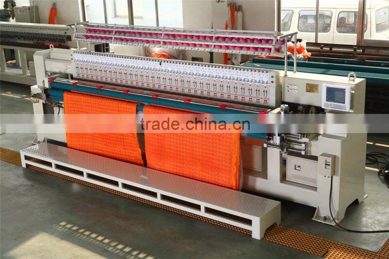 HXC-225G computerized quilting embroidery machine(2 needle rows), garment making machine