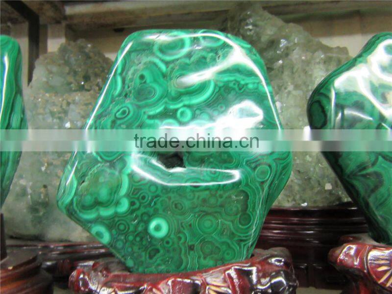 Hot Sale Natural Gemstone /malachite Quartz Crystal Rough Stones