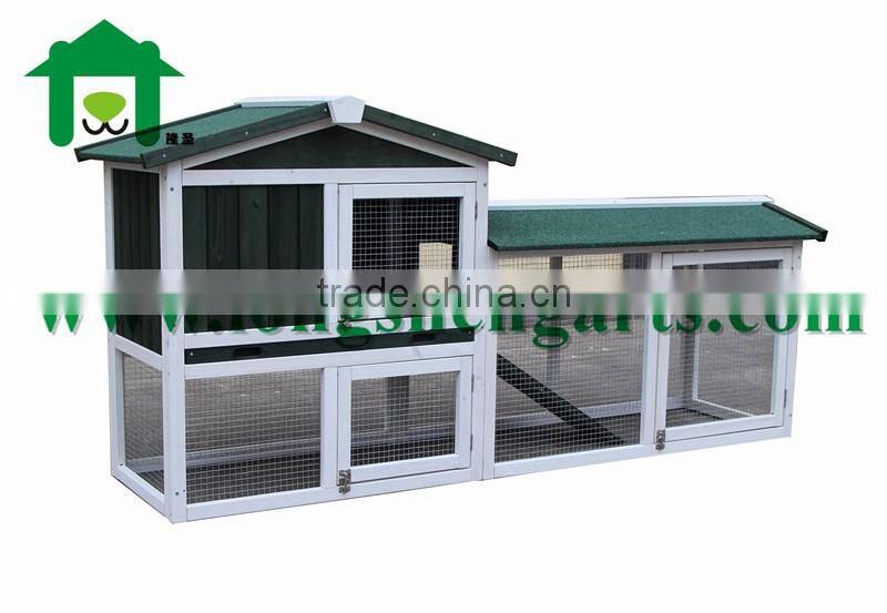Wooden Rabbit Hutch Backyard Poultry Cage