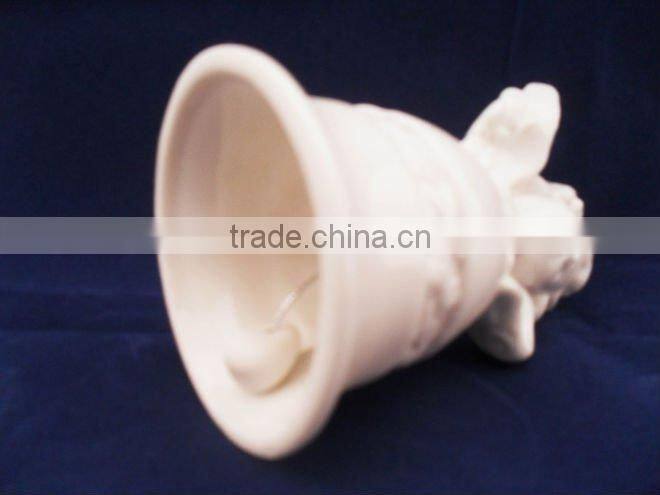 4.2''ceramic bell C1-B02 with angle for wedding/holiday celebration or gifts (E328)