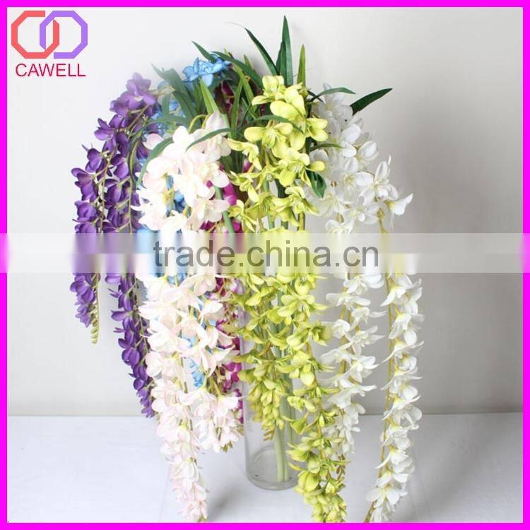 wedding decor wisteria wall hanging silk flower arrangement