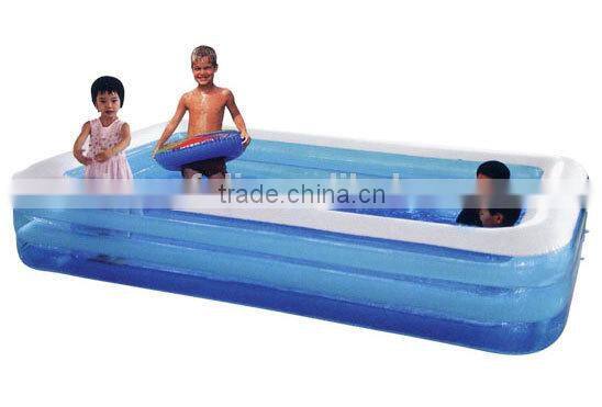 colorful large baby inflatable square swimming pool