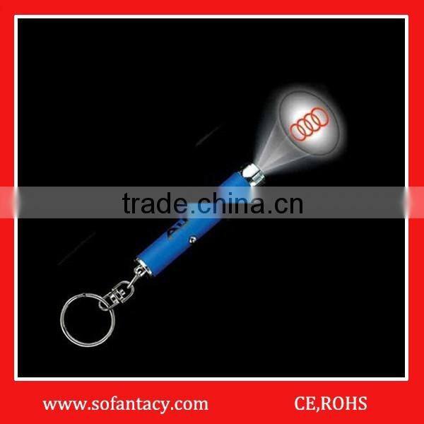 Novelty LED Projector Logo Custom Promotion Photo Keychain