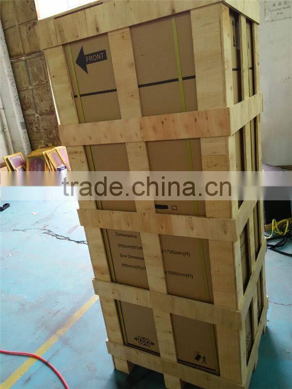 glass door Wine Chiller cooler triple zone wine fridge 2015 new wine refrigerator