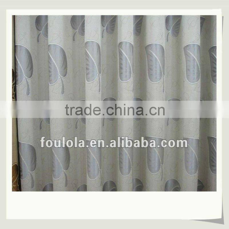 Simple Design European Style Polyester 2.8m Width 170g/m2 Bedroom Curtain Fabric Material