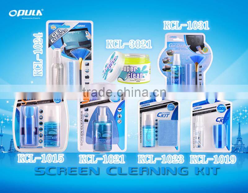 6 in 1 opula screen cleanig spray kit for camera, mobile phone, LCD, laptop with MSDS