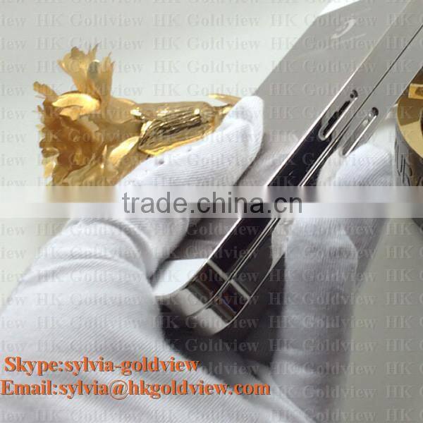 24k gold/rose gold/platinum plated housing for iPhone 5 5s se