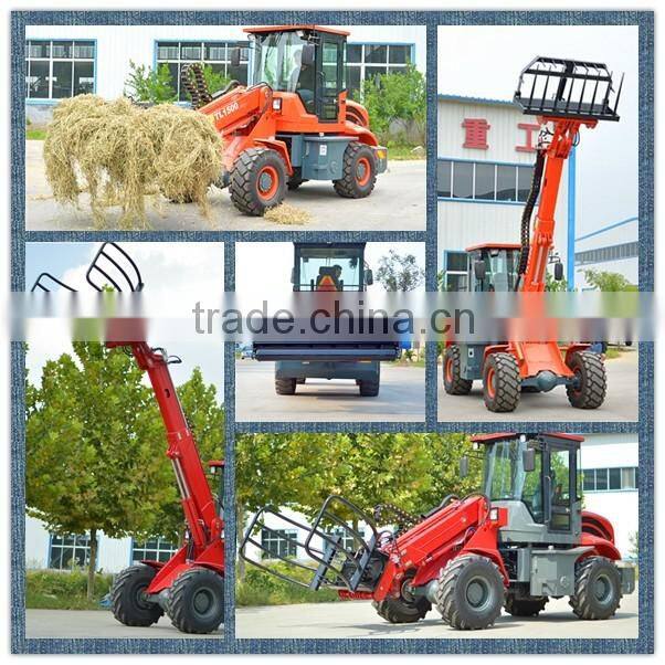 China telescopic front hydraulic wheel loader