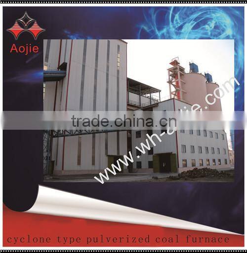 pulverized coal injection cyclone heating system