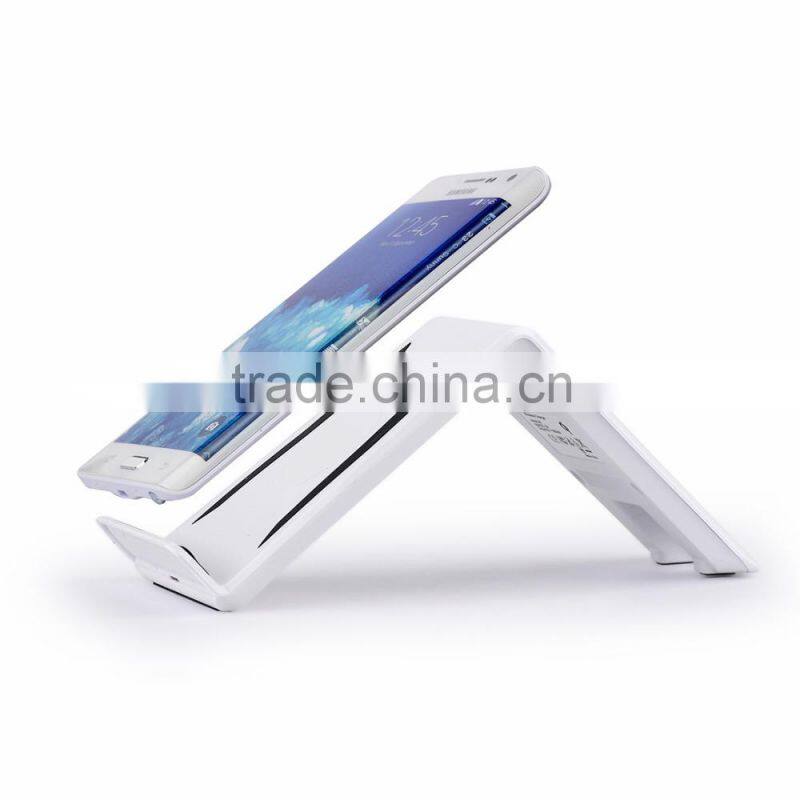 A6 Qi certified universal stand designed wireless charger for sumsung galaxy s6 mobile accessories with 3 coils