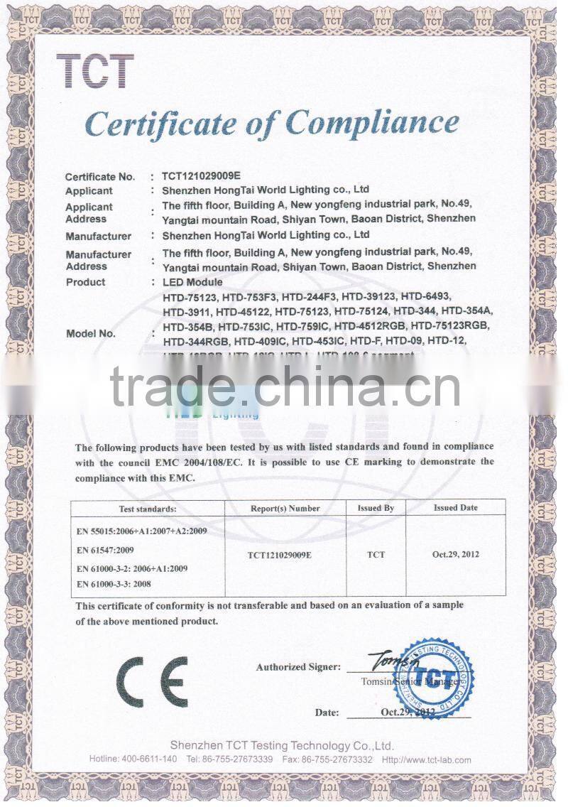 Best price for HTD-453IC Full color RGB 256 gray level IP 65 Point light