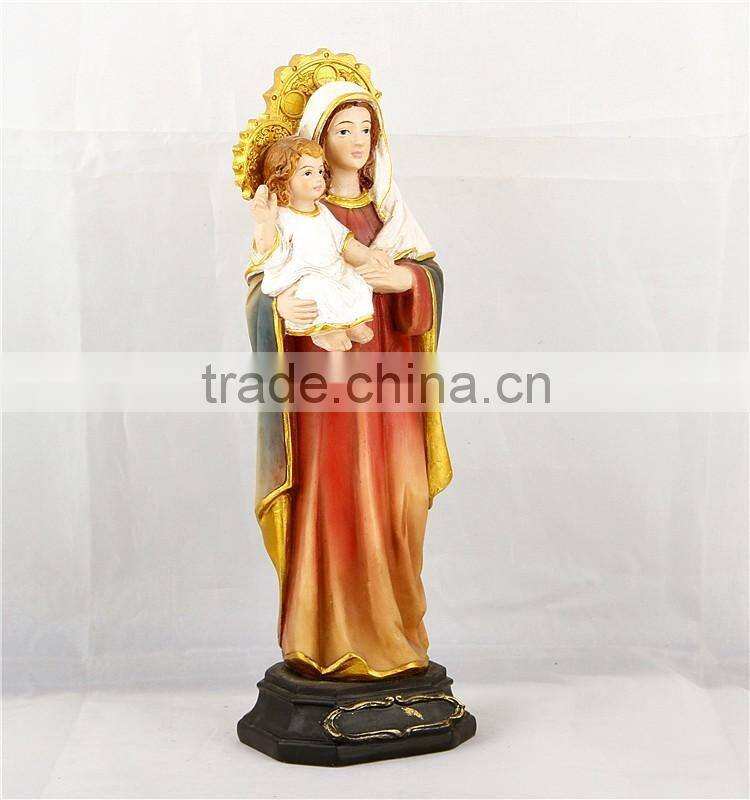 Classic mary sculpture and baby jesus statue hot sale