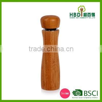 2016 amazon best seller natural bamboo pepper mill , wood and bamboo pepper mill ,pepper mill