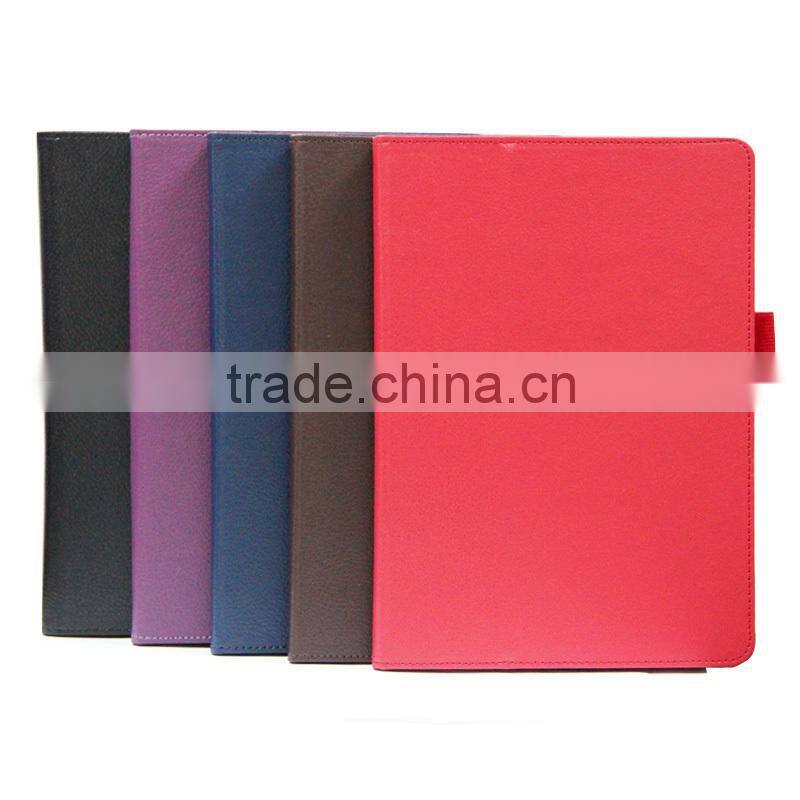 New Product Lichee Pattern For iPad Air Leather Case,Smart Leather Cover For Apple iPad Air With Stand