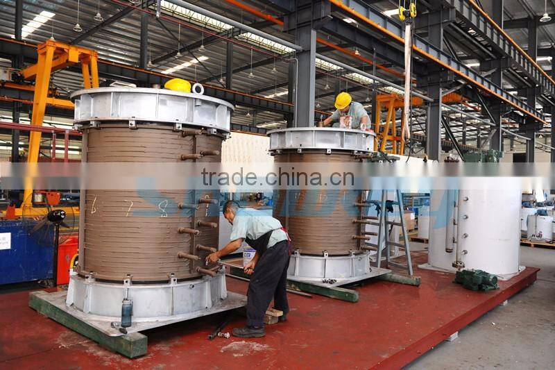 Newest design fresh water on land type 4000 kgs per day flake ice machine with air cooling condenser