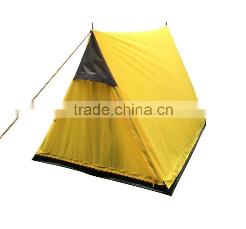 Folding triangle image tent