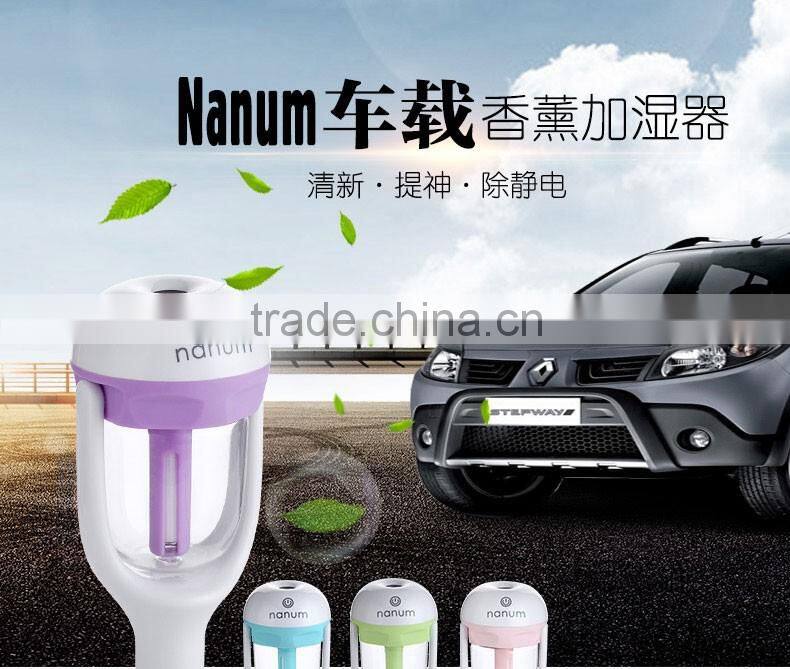 Nanum Car Mini Humidifier Aqueous Aroma Diffuser Air Freshener Atomizer Clearner