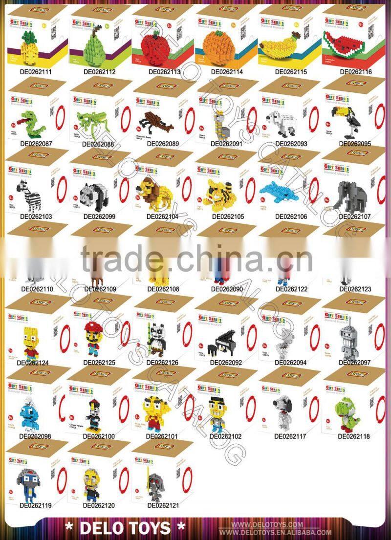 plastic diamond bricks assemble toys construction blocks Loz Mickey Mouse blocks DE0262218