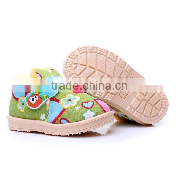 kid shoes with EVA out sole for winter