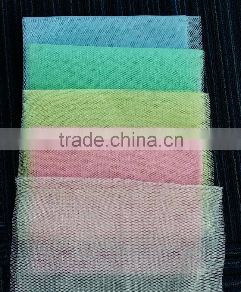 50D 100 polyester Hexagonal mosquito net fabric made in China