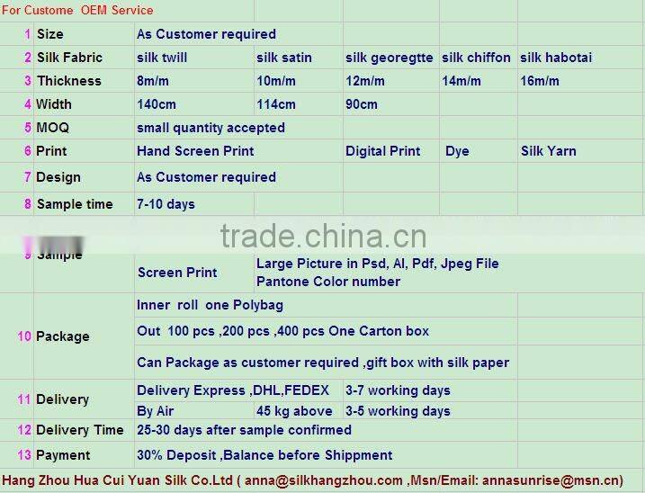 silk fabric hand print