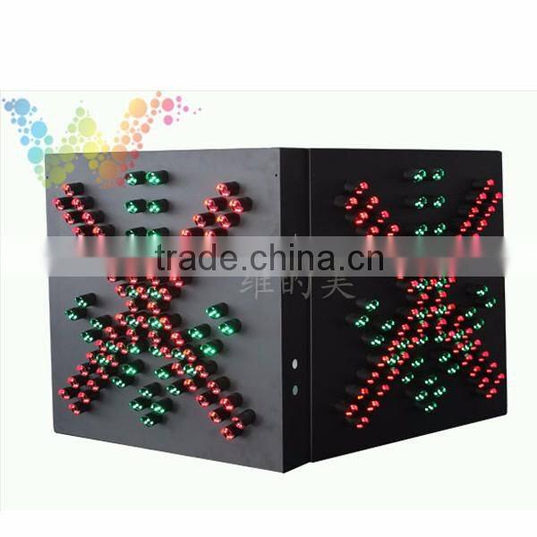 New arrival dual sides 400mm high way toll station flashing canopy light led traffic signal light