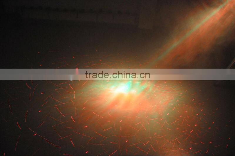 150mW Romantic Star Burst: 3W RGB LED & RGY Laser Show System disco , club
