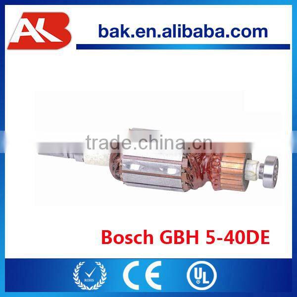 bosch hammer parts bosch GBH5-40DE rotor armature replacement