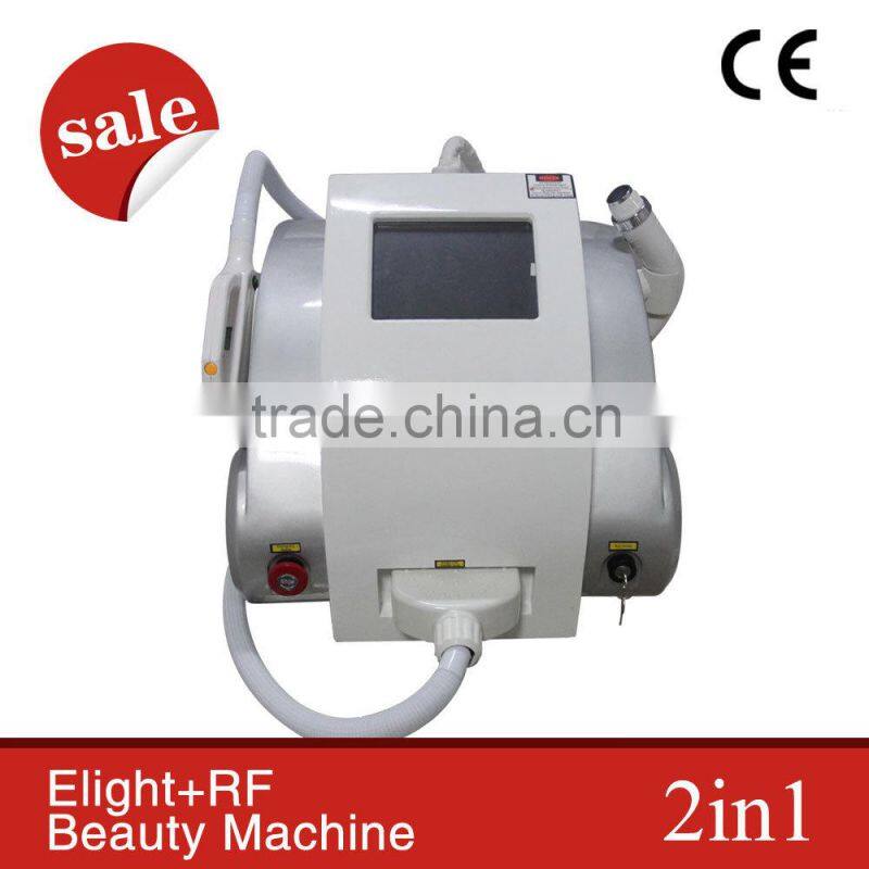 Spain Language Elight 2 in 1 beauty equipment/ RF IPL hair removal machine -C001