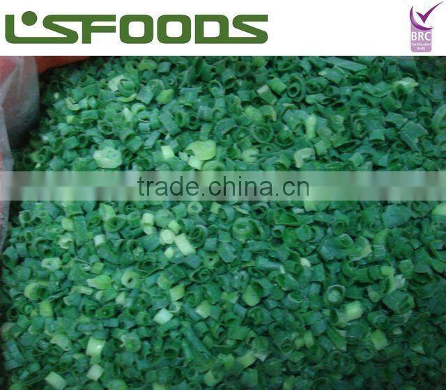 IQF Frozen sliced green onion spring onion