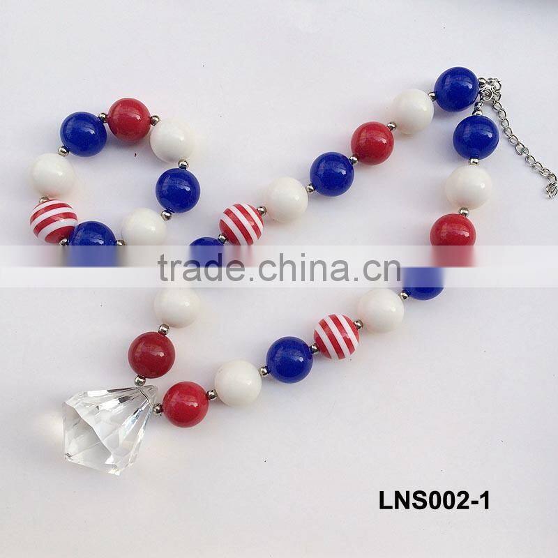 wholesale chunky bubble set kids bead necklace with bracelet