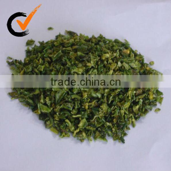 dehydrated green bell pepper slice