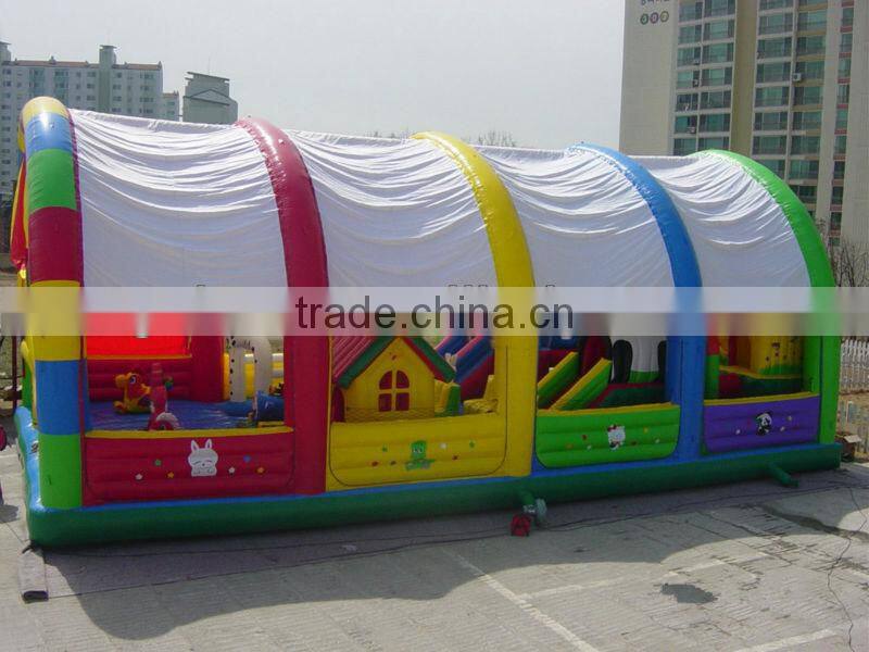 Hot selling PVC amusement inflatable castle for children