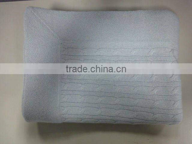 cashmere silk blended baby blanket