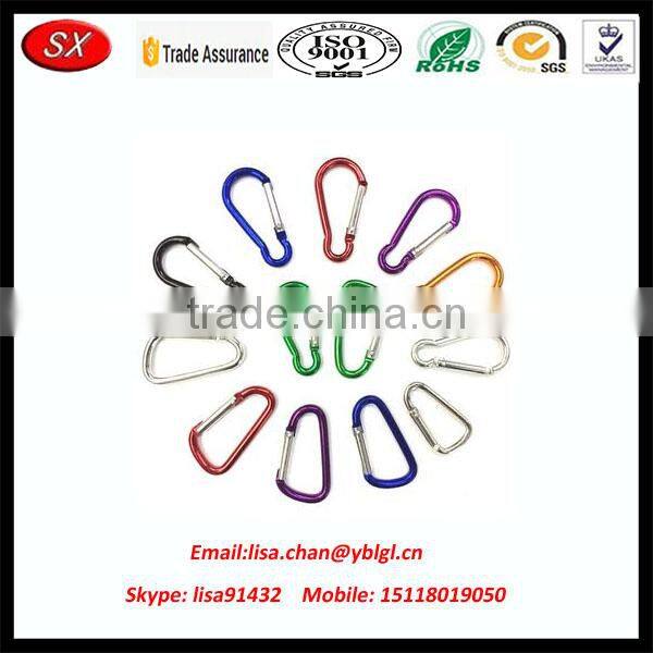 Custom Aluminum Hooks Climbing Locking Carabiners