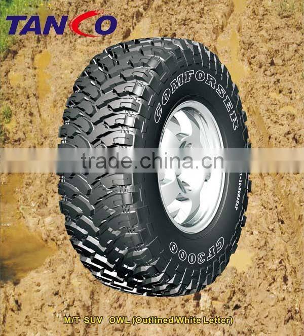 muddy road tires 33*12.50R15LT with low price