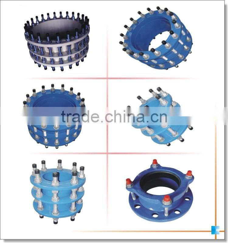 OEM custom foundry cast iron casting epoxy coated ductile iron pipe fitting