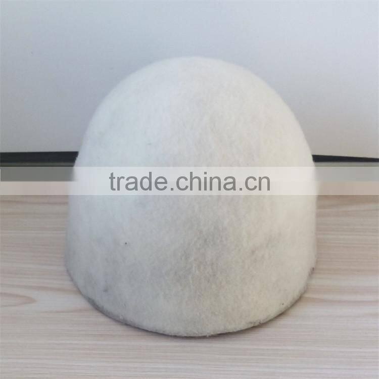 felt hat used for head form impact test of safty glazing