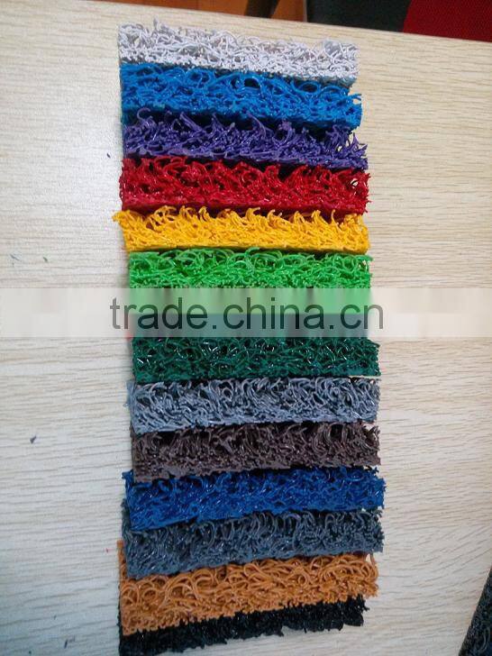 2016 new anti slip door entrance vinyl plastic welcome logo floor mat