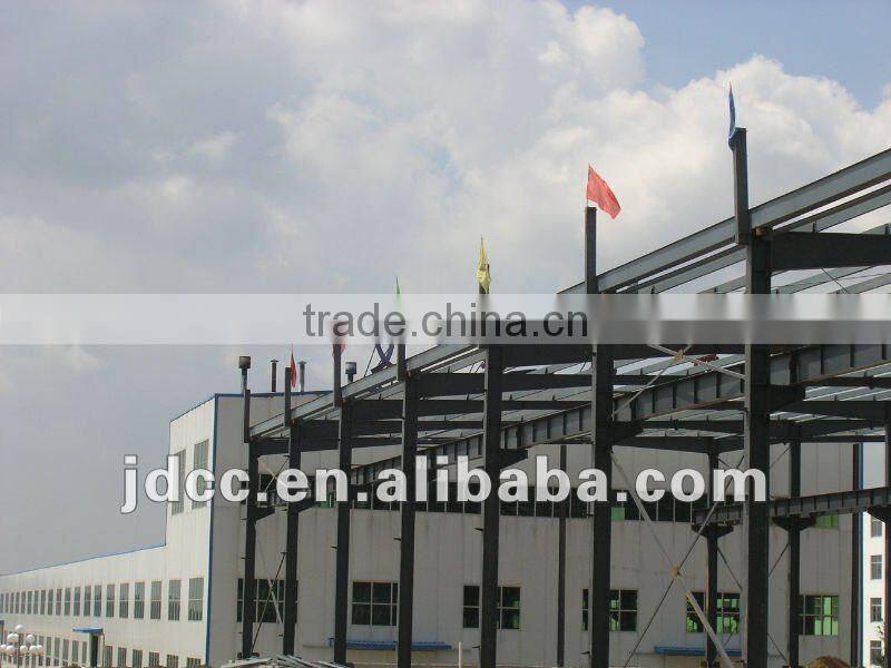Light tube truss steel structure warehouse