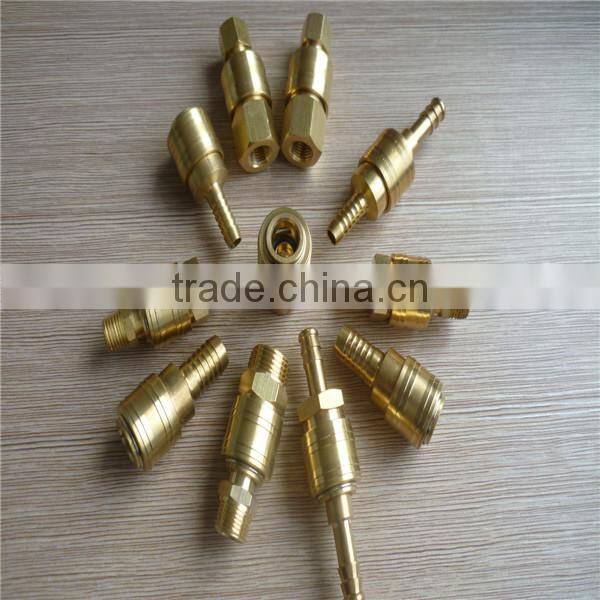 USA type quick coupler ,milton type male type ,1/4" 3/8" 1/2" NPT forged brass coupler